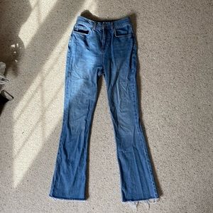 ASOS High-Waisted Bootcut Jeans